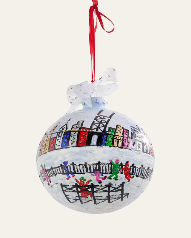 Colorful Bridge Christmas Ornament